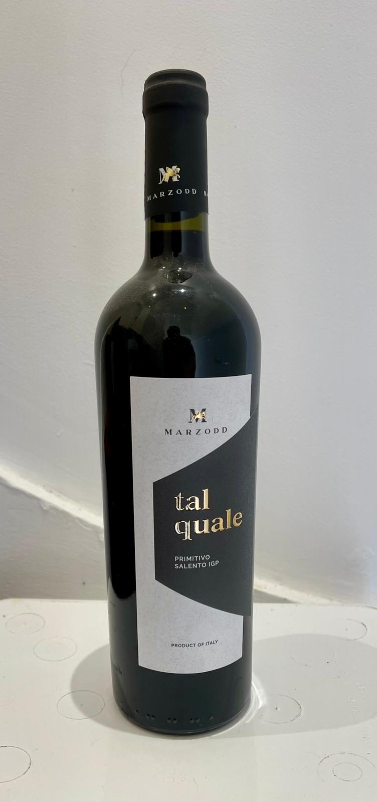 Primitivo Tal quale IGT, Marzodd, 13%, 2020